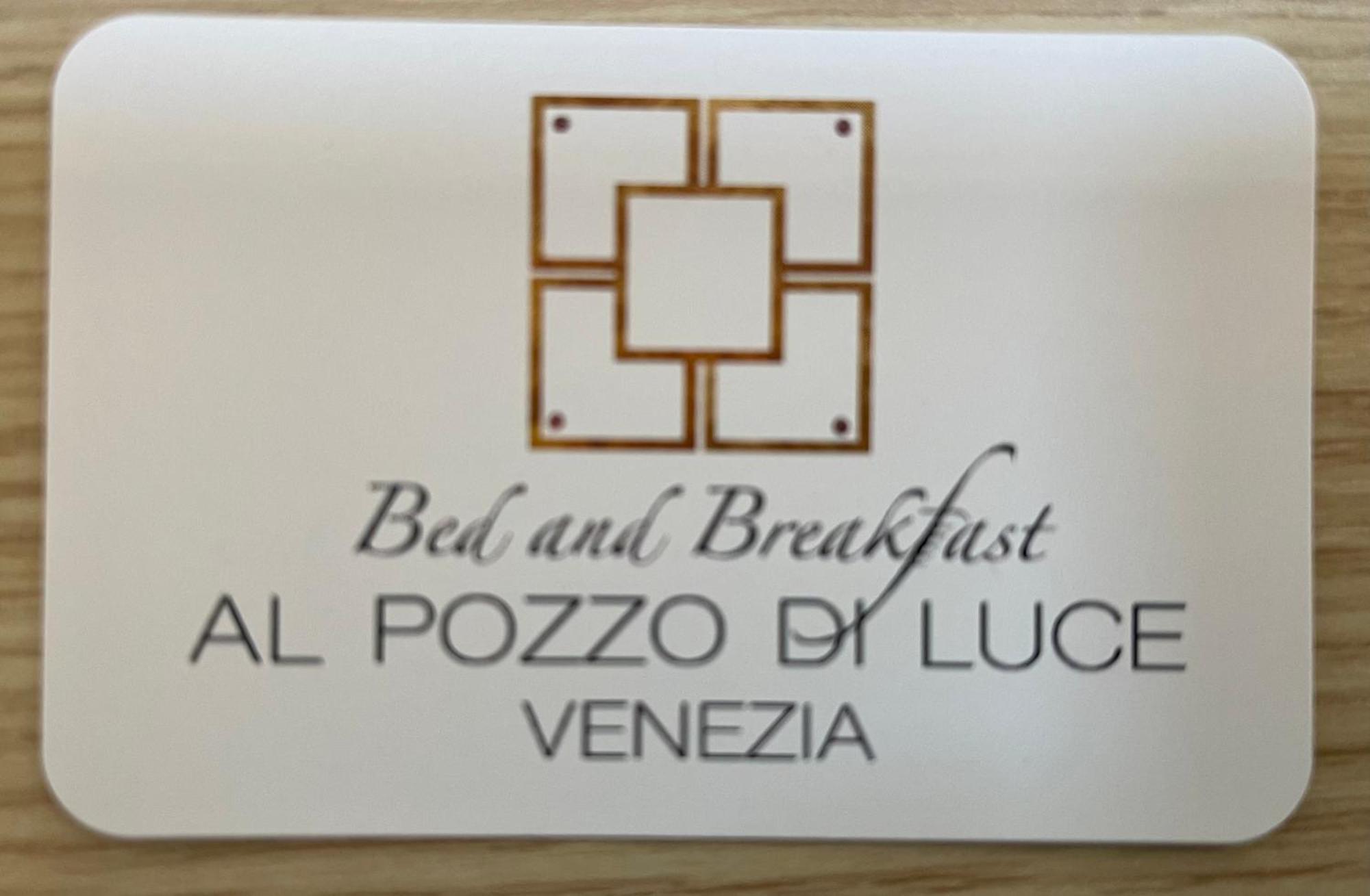 B&B Al Pozzo Di Luce Venice Exterior photo